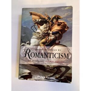 romanticism: An Anthology (Blackwell Anthologies) Book Fast Free Shipping